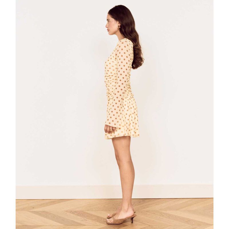 MINKPINK Soleil Drop Waist Mini Dress image number 3